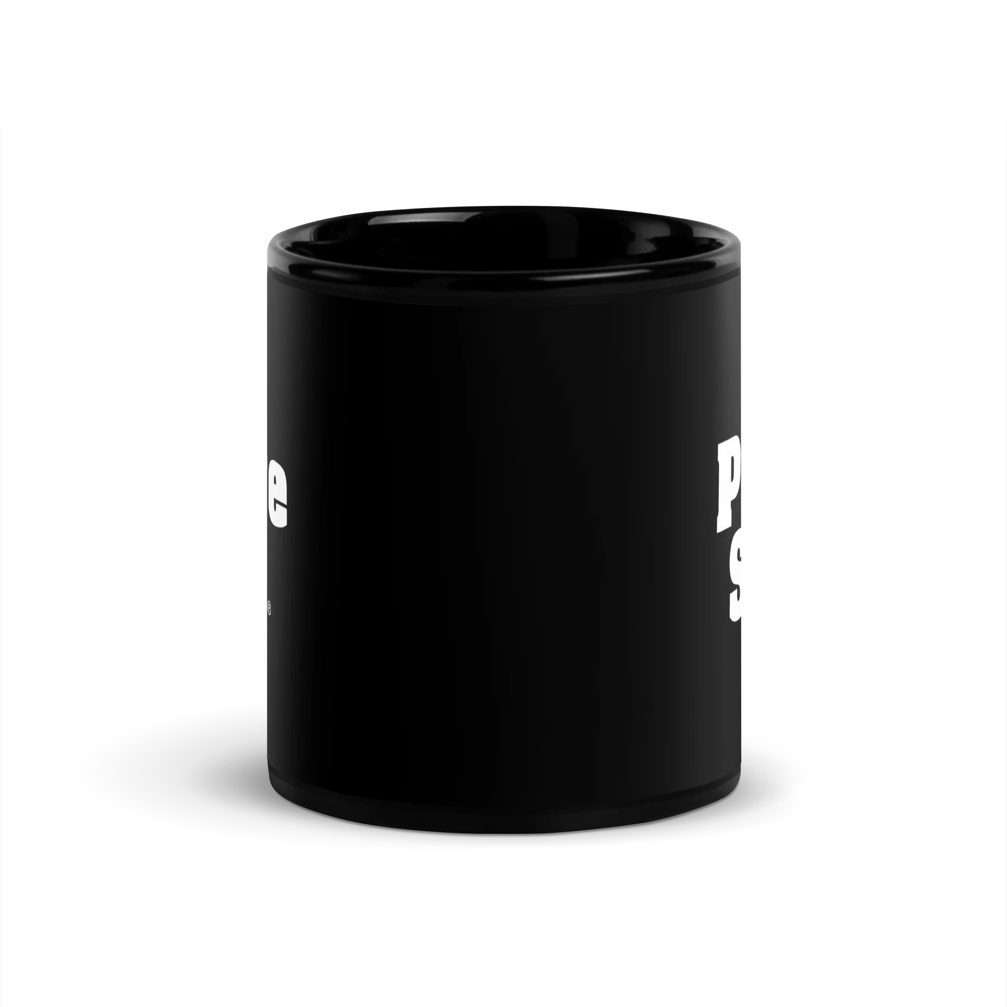 Page Six Black Glossy Mug - Image 3