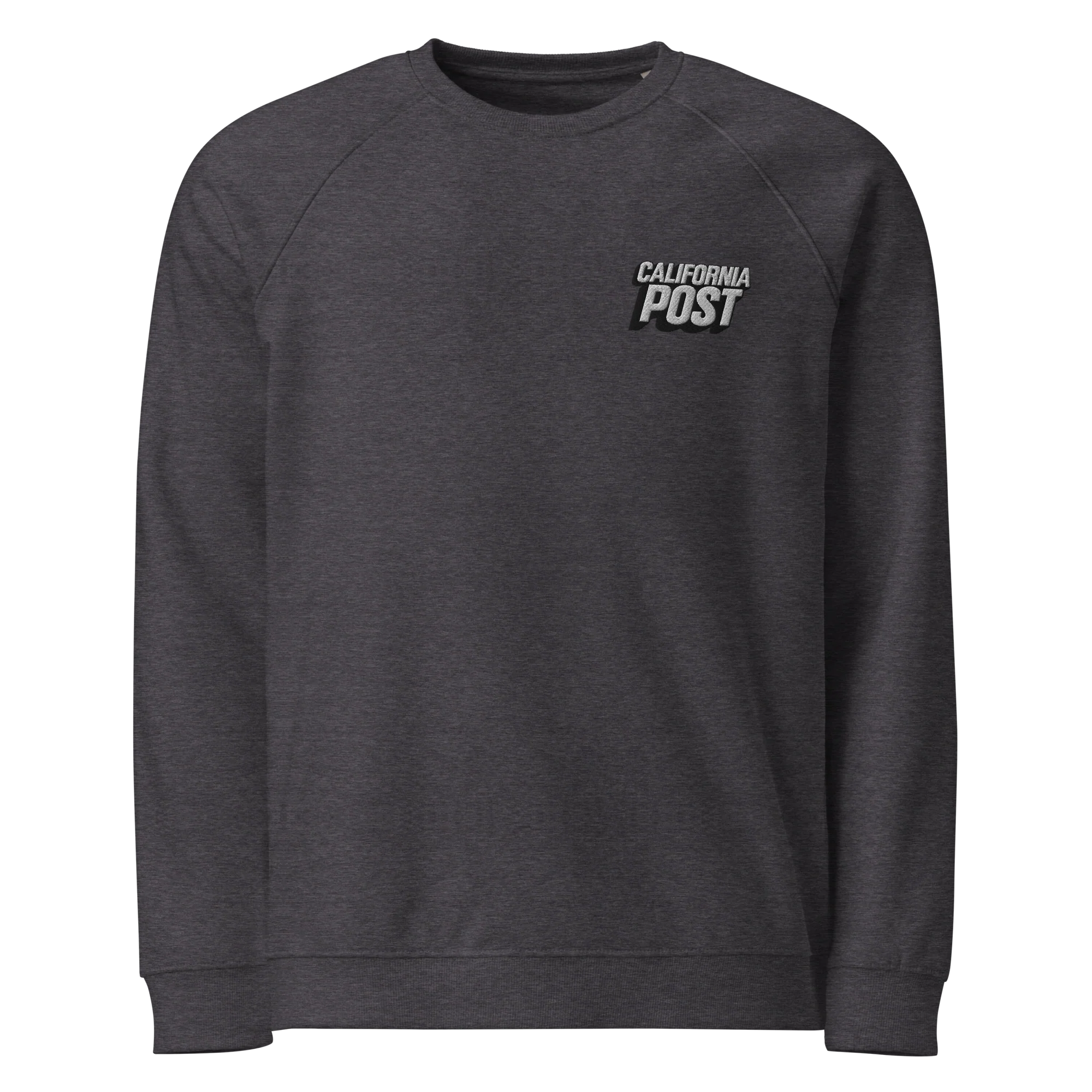 California Post Unisex organic raglan sweatshirt - Image 3