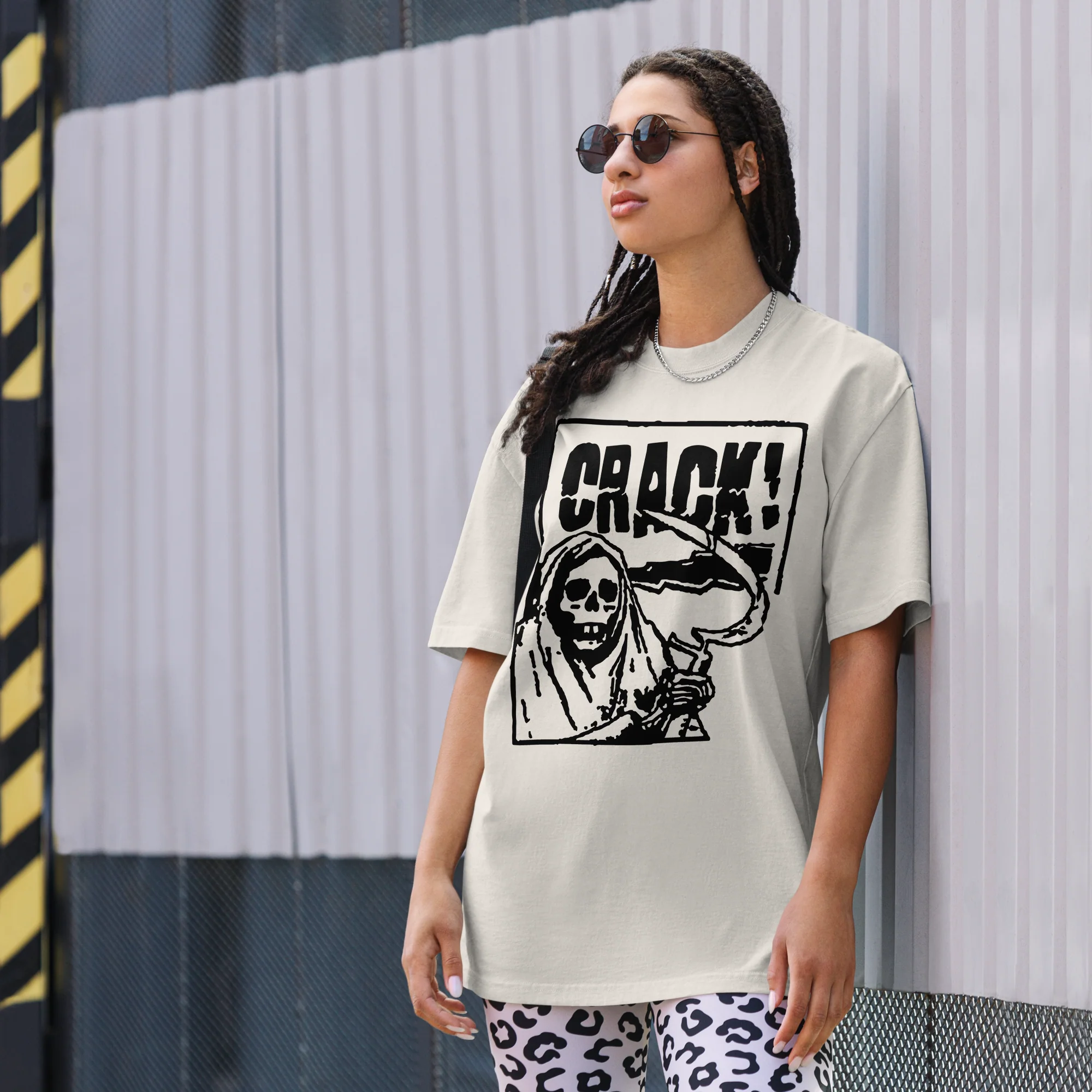 Crack Kills Oversized Tee - Image 8