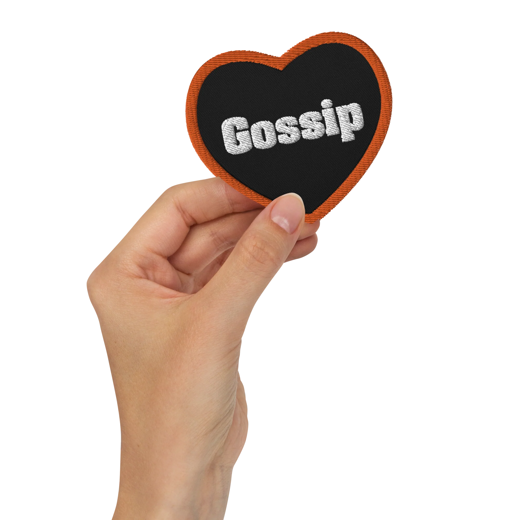 Gossip Embroidered Heart patch - Image 4