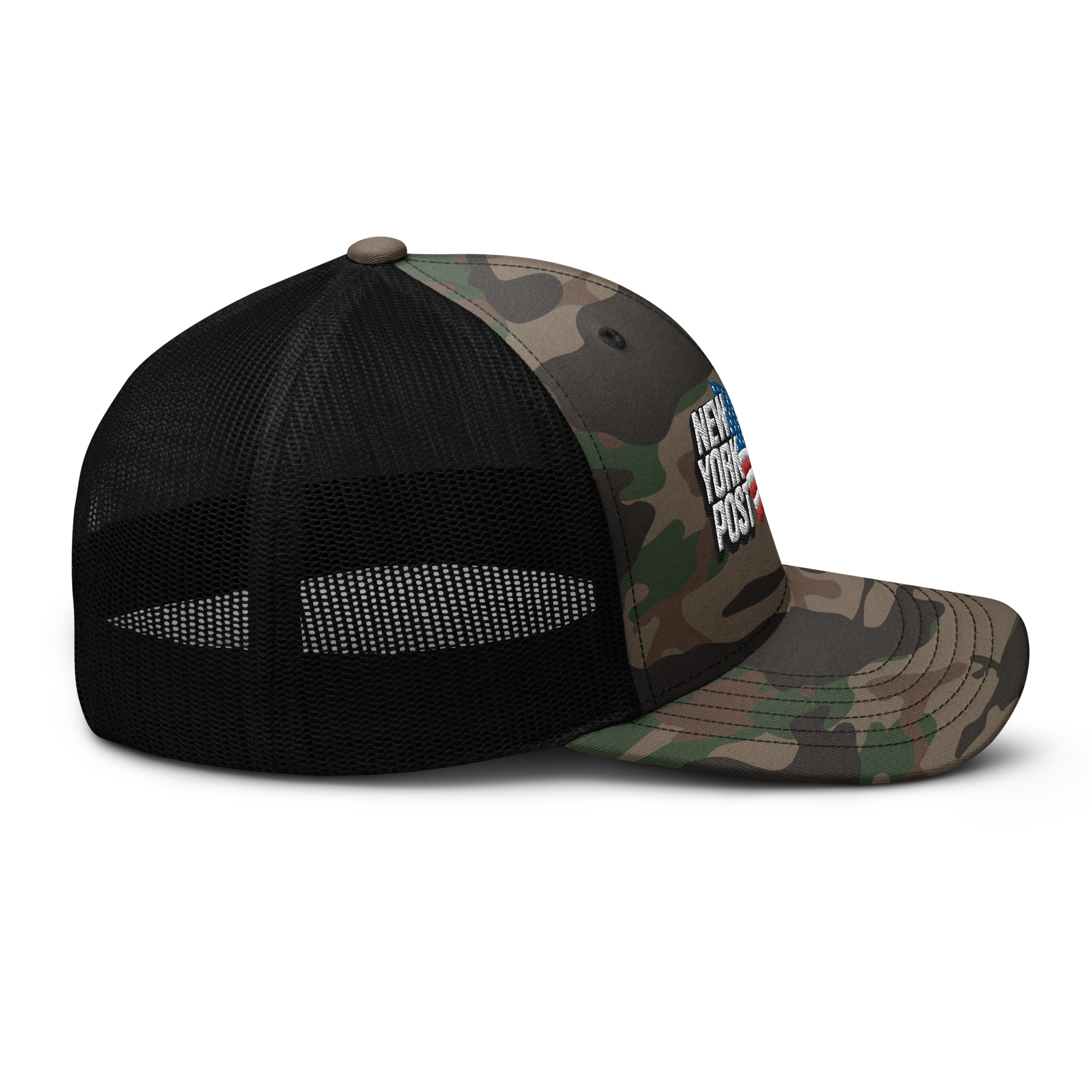 New York Post Flag Camouflage trucker hat - Image 6