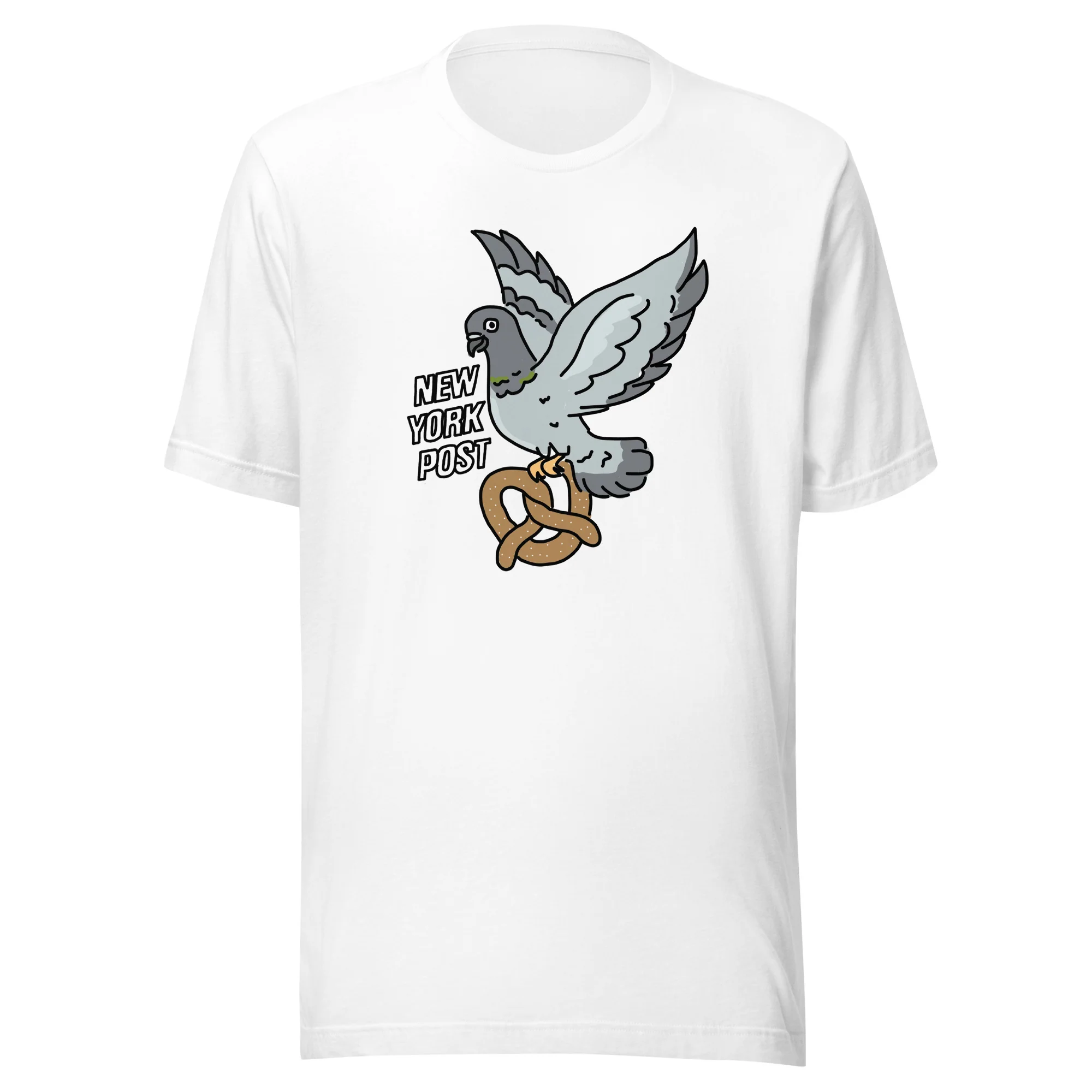 New York Post Pretzel Pigeon Tee - Image 3