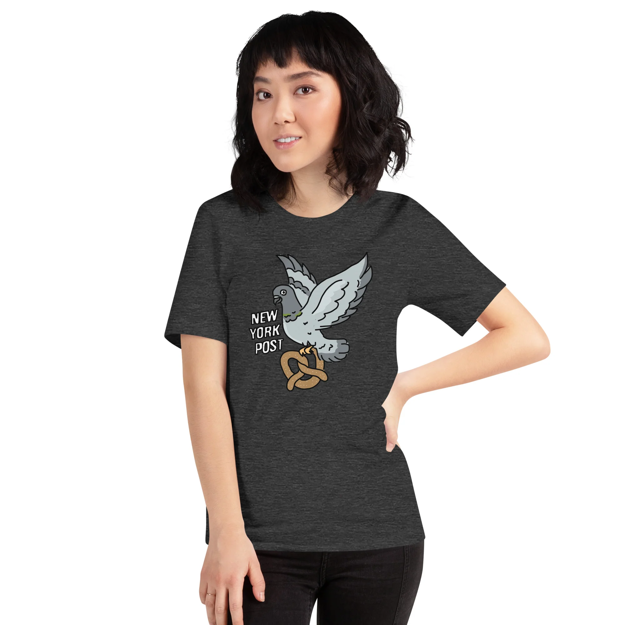 New York Post Pretzel Pigeon Tee - Image 4