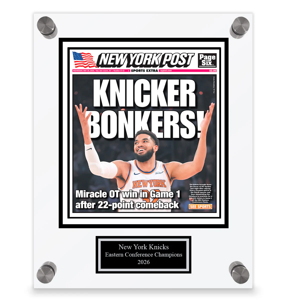 Playoff Plaque Cover "Knicker Bonkers" - May 20, 2026 - Image 3
