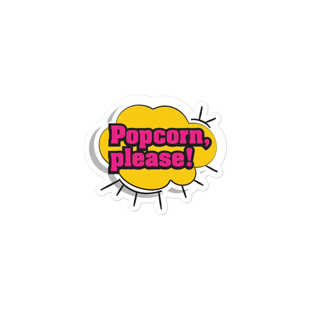 Popcorn Sticker