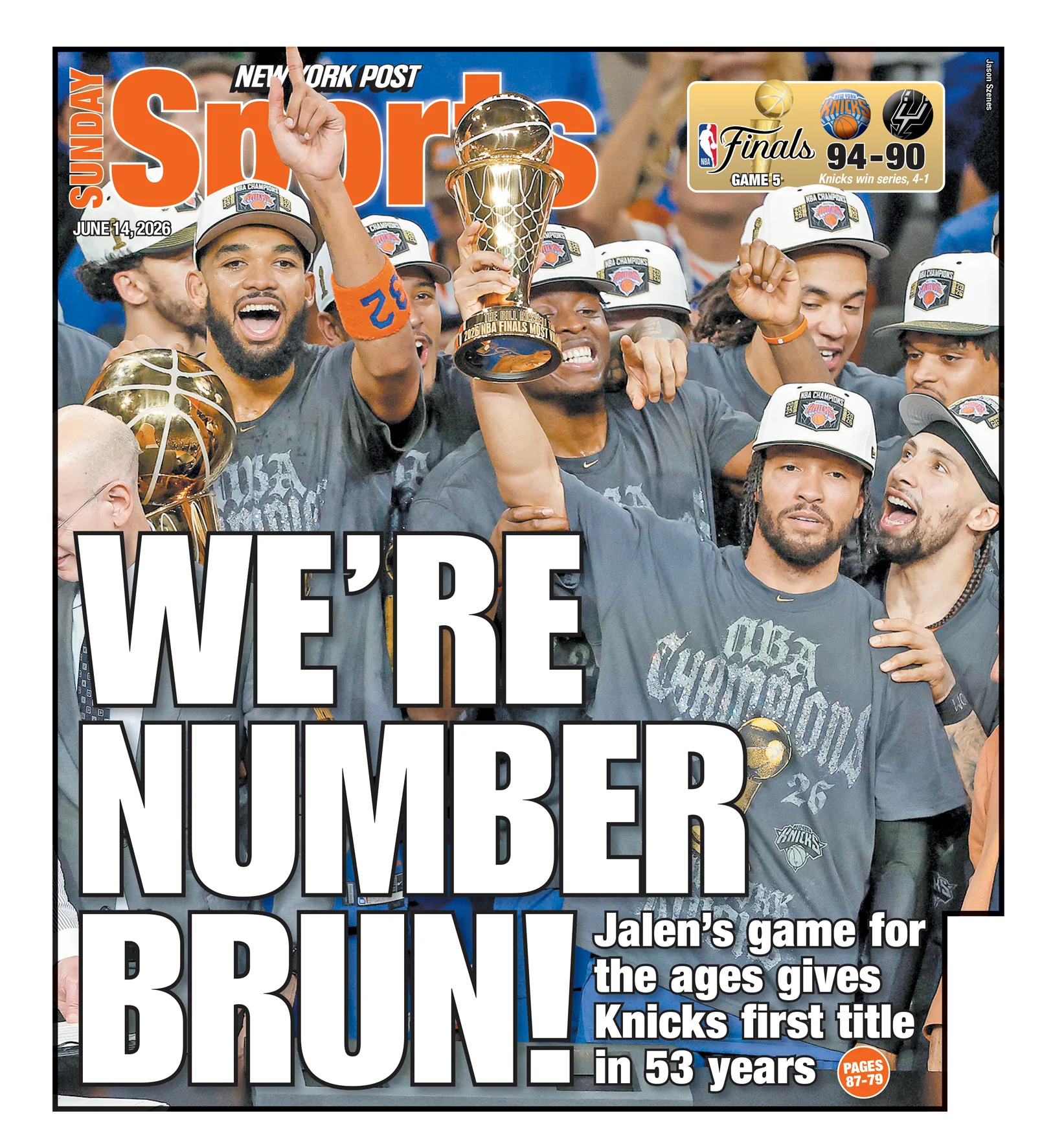 Premium Framed 2026 Championship Back Cover - Image 2
