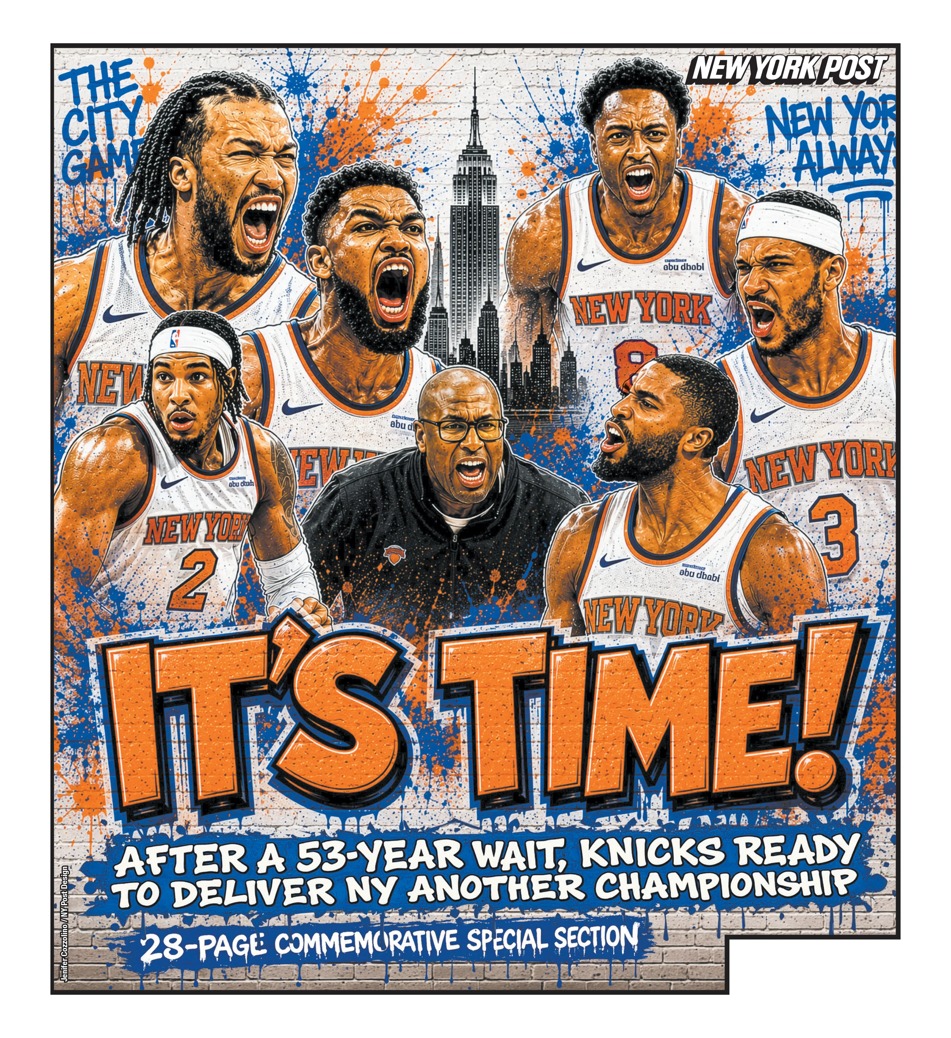 Premium Framed Playoff Cover "It's Time" - June 3, 2026 - Image 2