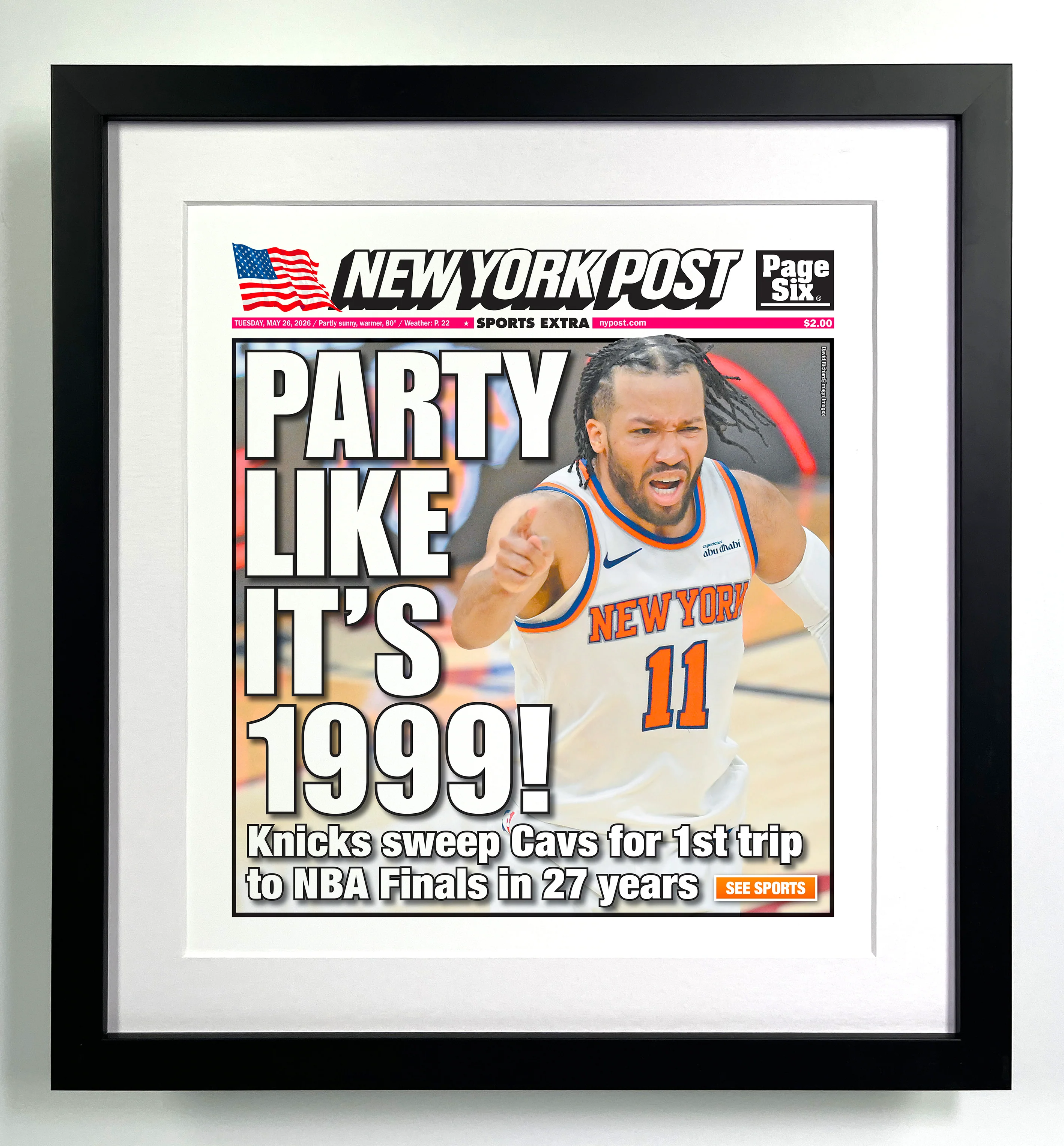 Premium Framed Playoff Cover "1999" - May 26, 2026 - Image 3