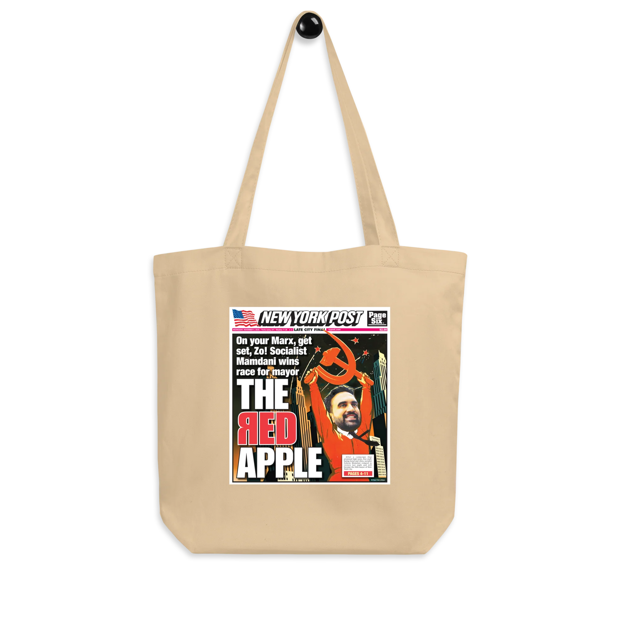 Red Apple Eco Tote Bag