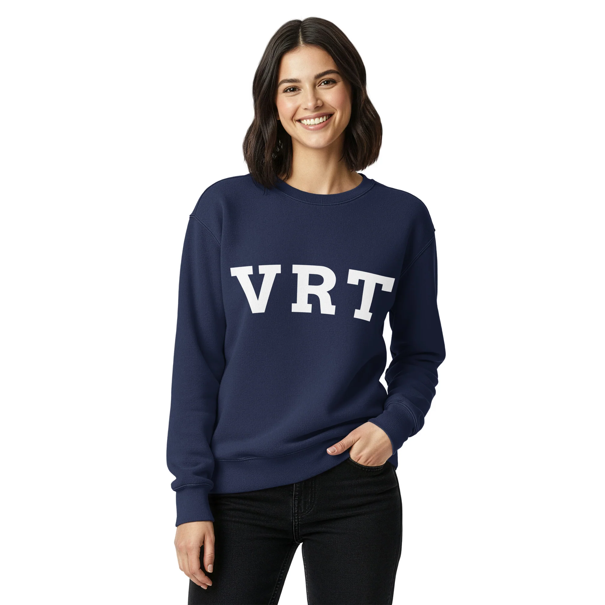 VRT University Navy Sweatshirt - Image 3