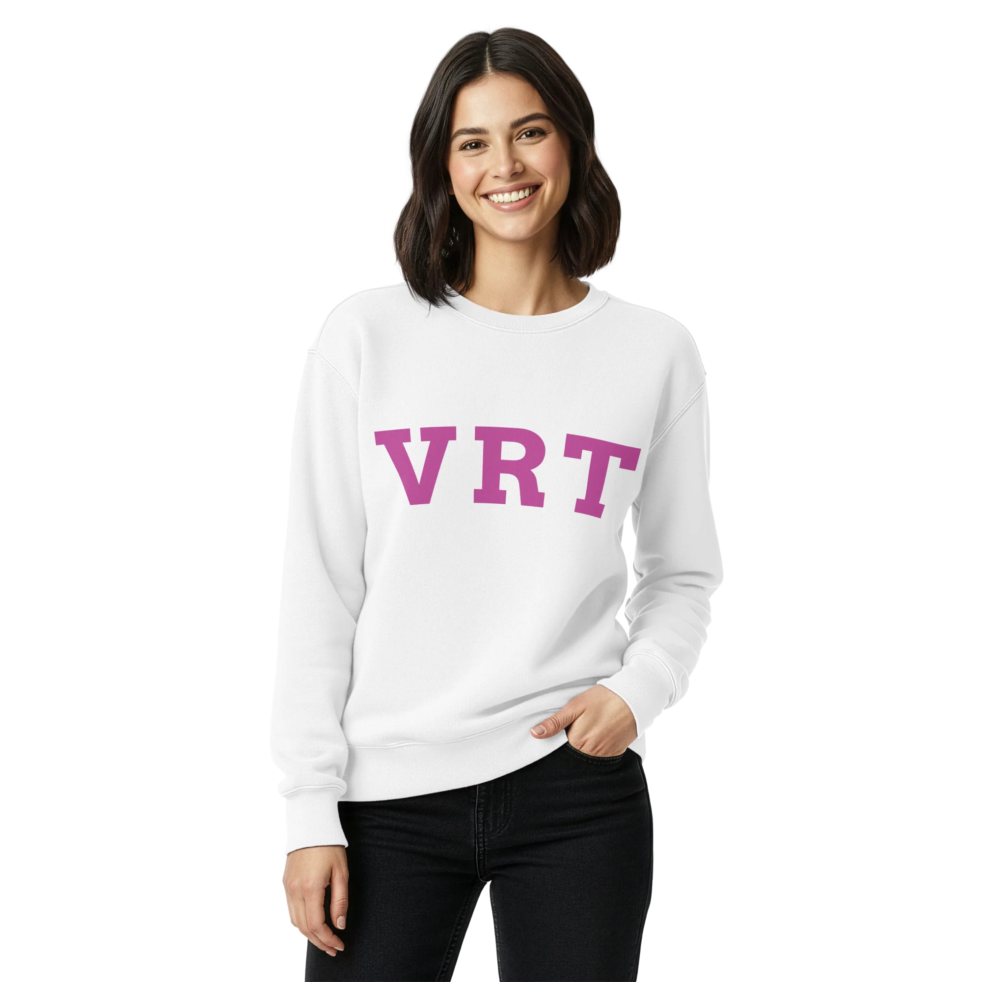VRT University White Sweatshirt - Image 2